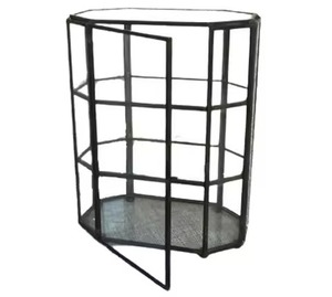 Boîte de présentation de bijoux en verre avec cadre doré de nouvelle conception de qualité supérieure, fabriquée à la main, pour le rangement des bijoux pour femmes - Product Image 6