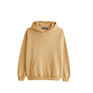 Sweat à capuche surdimensionné pour homme avec logo personnalisé |   Pull-over en molleton 100% coton, poids lourd, uni, de haute qualité, streetwear, vente en gros - Product Image 2
