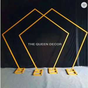 Superventas Hierro Metal Forma única Aluminio Cartón Acabado en negro Boda Soporte decorativo Lujo Moda Elegante - Product Image 6