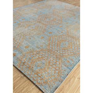 Alfombra de Lana Geométrica Azul Erbe, Tejida a Mano, Rectangular de 9x12, para Entrada, Hogar, Uso Juvenil - Modelo ZA-GS-7008 de Jaipur Rugs - Product Image 2
