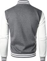 Meilleur démarreur coupe-vent imprimé uni Letterman Train brodé veste Bomber Varsity vestes pour hommes