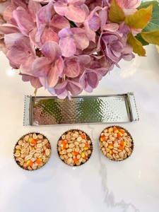 Bandeja de hojas de Gingko, decoración de Ramadán, diseño de hojas doradas, bandeja para servir Chocolate y aperitivos, Plato decorativo para hoteles - Product Image 5