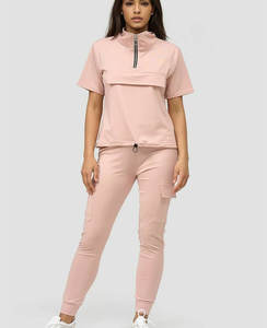 Ensemble de survêtement 2 pièces pour femmes, sweat-shirt et pantalon de jogging, vêtements décontractés de maternité grande taille, logo personnalisé - Product Image 3