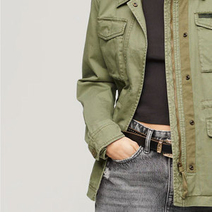 Chaqueta Cargo para Mujer, Nueva, Moderna, de Color Sólido, Transpirable, de Manga Larga, Último Diseño - Product Image 4