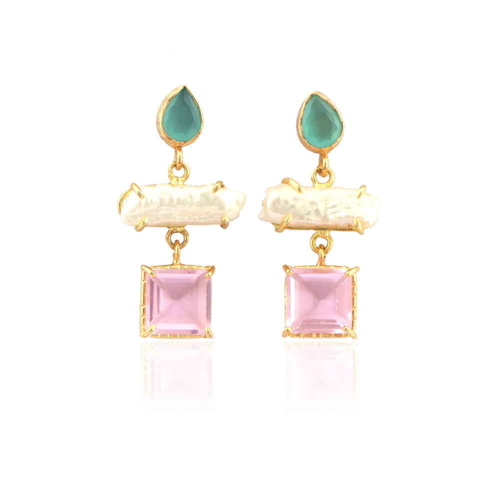 สีน้ำสีขาว &amp; สีชมพู