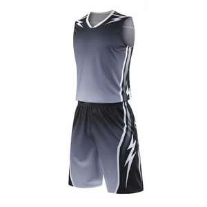 Ensembles de maillots de basket-ball pour adultes, dernières ventes en gros, maillots de basket-ball personnalisés pour hommes, respirants, confortables, vêtements de basket-ball personnalisés - Product Image 2