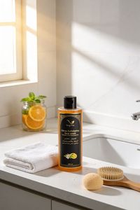 Gel exfoliant aux agrumes à marque privée avec niacinamide et vitamine C, végétalien, doux, élimination des peaux mortes, éclaircissant et illuminateur de la peau - Product Image 3