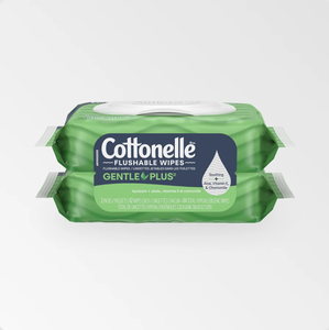 Toallitas Húmedas Desechables Cottonelle GentlePlus con Aloe y Vitamina E - Product Image 2