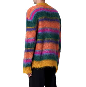 Suéter de Mohair para hombre, superventas, transpirable, antiarrugas, cómodo, de tela suave, tendencia superior, suéter de Mohair para hombre - Product Image 5