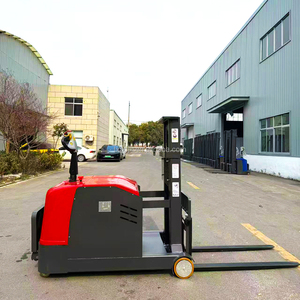 Chariot élévateur électrique sans chariot de guidage, contrepoids, 1 tonne, levée 3 mètres, pour palettes double face et entrepôt, CE - Product Image 4