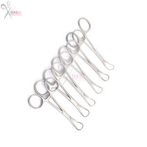 Pinces à serviettes en acier inoxydable BACKHAUS 5,5 mm, qualité chirurgicale, réutilisables, pour salle d'opération médicale, drapage vétérinaire, dentaire, clinique, CE - Product Image 2