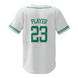 Maillot de baseball à manches courtes pour hommes Design personnalisé Style joueur Confortable Nouveaux vêtements de sport unis Polyester respirant - Product Image 5