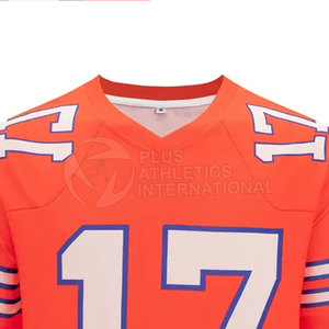 เสื้อฟุตบอลอเมริกันแบบสั่งทำสำหรับทีมโรงเรียนและลีกท้องถิ่นเสื้อฟุตบอลประสิทธิภาพสูง - Product Image 5