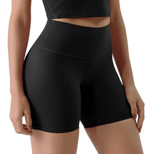 Workout Joggers <b>Shorts</b> <b>Men</b> Fitness Quick Dry Breathable Anti-Bacterial Double Layer Elastic Waist High Front <b>Compression</b> - Product Image 1