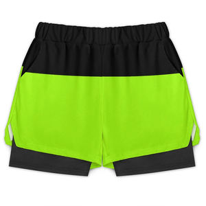 Pantalones cortos de gimnasio de cintura alta para entrenamiento deportivo con bolsillos Pantalones cortos deportivos transpirables para hombres - Product Image 5