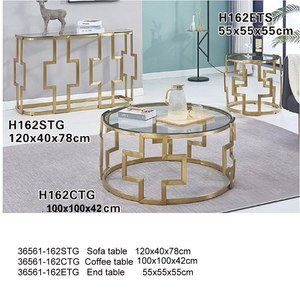 ชุดโต๊ะกาแฟสแตนเลส36561-212CTG ทันสมัย - Product Image 5