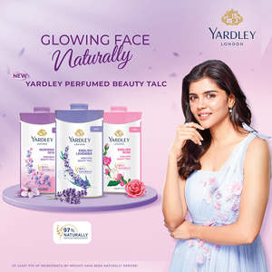 Talco Perfumado de Lujo Yardley London Morning Dew, Aroma Lily Valley Frangipani, 97% Ingredientes Naturales, 100g 250g para el Cuerpo - Product Image 3
