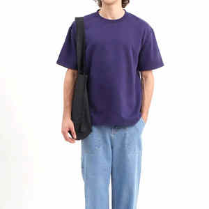 Camiseta Transpirable de Alta Calidad Hecha a Medida a Precio de Mayoreo, 100% Algodón, Cuello Redondo, Talla Grande para Hombre, Camisetas de Secado Rápido - Product Image 4