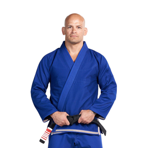 ชุดฝึก JJ GI taekwondo สำหรับผู้ชายผ้าคอตตอนโพลีเอสเตอร์คุณภาพสูงออกแบบโลโก้ได้ตามต้องการ - Product Image 2