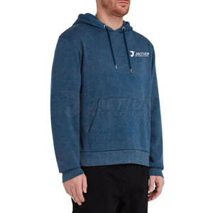 Vente chaude Acide Lavage Solide À Capuche Polaire Hoodies pour Hommes Casual Respirant quantité minimale de commande Bas - Product Image 2