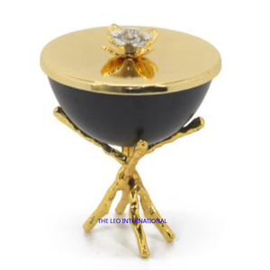 ชามอลูมิเนียมโลหะตกแต่งขอบชุบเงินทองหรูหราสไตล์นอร์ดิกทันสมัย - Product Image 5
