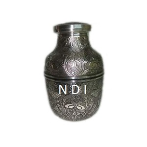 Blue Antique Funeral Supplies Adult Ashes Brass Cremation Urns Human Adult Ashes Cremation Urns - Product Image 4