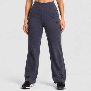 Pantalones de Mujer Aira Move, Transpirables, Color Azul Marino, Talla XL, Cintura Alta, Pierna Ancha, Estilo Deportivo, Holgados, Casuales y a la Moda - Product Image 2