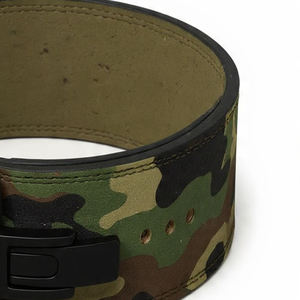 Ceinture de levage de poids camouflage 13 mm pour haltérophilie et entraînement – Soutien dorsal doux, respirant et réglable - Product Image 4