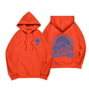 330 GSM sweats à capuche colorés coton Polyester impression personnalisée vêtements de rue surdimensionnés manches longues sweats à capuche et sweat-shirts pour hommes - Product Image 2