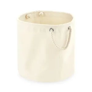 Corbeille de rangement personnalisée en toile robuste pour le merchandising, paniers et bacs en tissu - Product Image 1