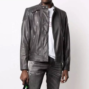 Motorbike Padded Leather Panel Fashionable Work Motorbike Leather Jacket - Product Image 3