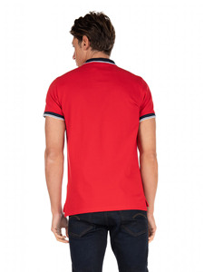 Polo Slim Fit Golf pour homme, personnalisation de couleur unie à manches courtes en matériau pur anti-rides personnalisé - Product Image 5