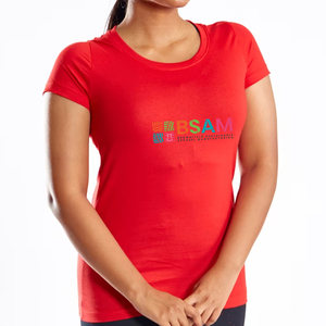 2023 femmes à manches courtes col rond T-Shirts haute qualité Hip Hop imprimer vêtements d'été écologique nouvelle arrivée au Bangladesh - Product Image 3