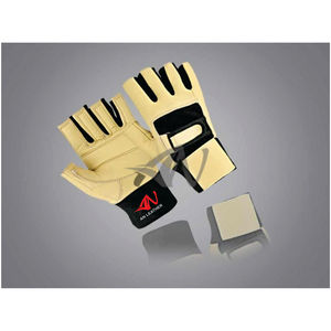 Guantes de cuero de medio dedo para ciclismo - Product Image 4