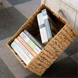 Panier en jacinthe d'eau fait à la main bol de service décoratif personnalisable écologique pour salade ou nouilles du Vietnam - Product Image 3