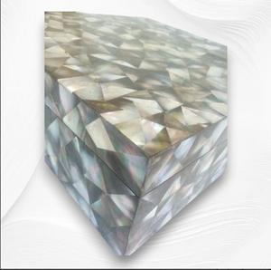 Joyero de resina artesanal indio con incrustaciones de estilo náutico amor hueso pulido para decoración del hogar - Product Image 6