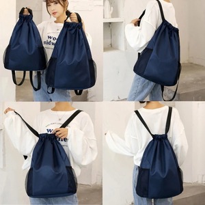 Mochila con cordón impermeable de gran capacidad Unisex para ciclismo al aire libre, deportes escolares de moda, ocio, poliéster portátil - Product Image 5