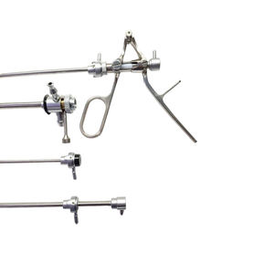 Ensemble de lithotripsie pour gynécologie, hystéroscopie et urologie, avec gaine externe et interne, instrument chirurgical, forceps de lithotripsie en acier robuste - Product Image 4