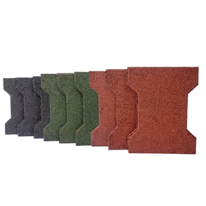 Malaysia Manufacturer Rubber Flooring Interlocking Features Equine T-bone Dog Bone Paver for Horse Barns Even in Wet Conditions - Product Image 1