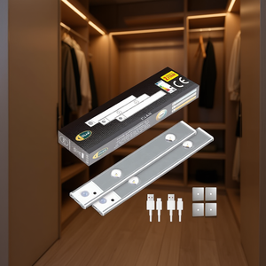 Lampes LED pour armoire de 30 cm, activées par capteur, pour placard - Product Image 3