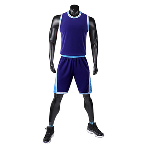 Wholesale Price High Quality Custom Basketball Uniform for Men Low High Quality Training Polyester Basket Ball Jersey For Men - Product Image 2