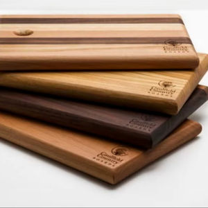 Planche à découper et plateau de service en bois Forme rectangulaire durable 12mm d'épaisseur - Product Image 1