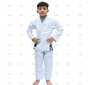 Jiu Jitsu Gi brasileño de alta calidad para niños, parches de logotipos bordados personalizados para entrenamiento de niños y niñas en Jiu Jitsu MMA - Product Image 5
