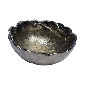Shiny Finishing Dry Fruit <b>Serving</b> <b>Bowls</b> For Dinner Centerpieces Decorative Fruit Server <b>Bowl</b> Antique Finishing Metal Fruit <b>Bowl</b> - Product Image 3
