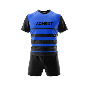 Juego personalizado de uniforme de rugby transpirable de secado rápido de Pakistán Venta en línea con opción de nombre del equipo Ropa de fútbol - Product Image 4