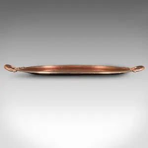 ถาดรองจานเสิร์ฟทำจากทองแดงขัดเงาเป็นมิตรกับสิ่งแวดล้อมด้ามจับแข็งแรงทันสมัยมีให้เลือกจำนวนมาก - Product Image 3