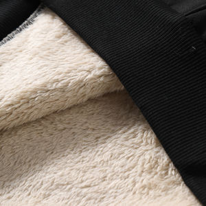 Otoño nuevo suéter de lana de cordero de invierno con estampado de dinero suéter suelto con capucha chaqueta superior suministro ODM diseño de bolsillo de tela de punto - Product Image 4