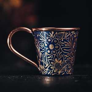 Taza Moscow Mule de Cobre 100% Puro, Ecológica y Personalizada de MS Handicraft para Vino y Uso Doméstico - Product Image 3