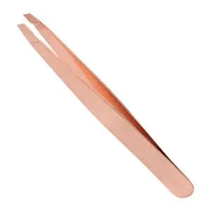 Pinzas de pestañas de acero inoxidable de nuevo diseño al por mayor pinzas de extensión de pestañas astilla de cejas de precisión