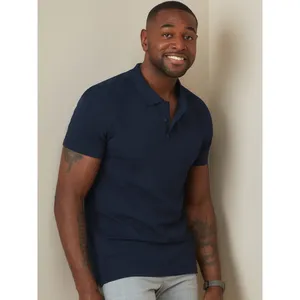 เสื้อโปโลแบบยืดได้ที่ปรับแต่งได้สำหรับสินค้าส่งเสริมการขาย - Product Image 1
